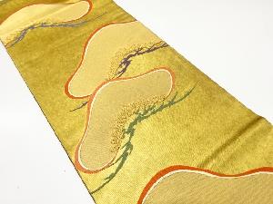 本金箔 笠松模様織り出し 袋帯